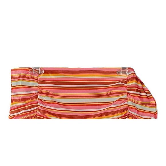 New Island Rays Bikini Swim Bottom 3X Brown Orange Stripe Beach Pool Cruise - Picture 3 of 10